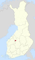 Lage von Kyyjärvi in Finnland