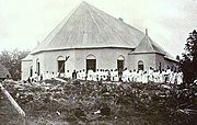 Methodist stone church, Satupa'itea, c. 1908