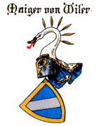 Wappen des Henmann Maiger von Wiler, sonst Meyer von Weiler genannt