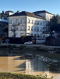 Maison Bié, construite à partir de 1760, comporte initialement des chais donnant sur la Midouze pour le commerce de l'armagnac