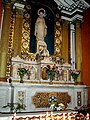 Blessed Virgin Mary in St Mary's Pro-Cathedral, Dublin (Primate of Ireland) with a star circle halo.