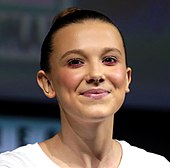 Millie Bobby Brown at the 2018 San Diego Comic-Con