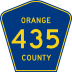 County Road 435 marker