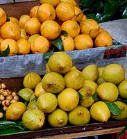 Fruits on the local market