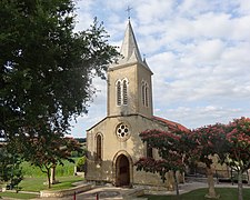 Le clocher de l'église.