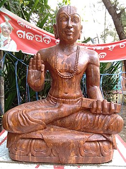 A modern-day statue of Sri Chaitanya in Puri town