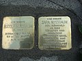 Stolperstein für Sara und Rudolf Nussbaum