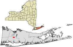 Location within Suffolk County