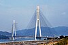 the Tatara Bridge in Japan
