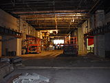 Entrance hall during reconstruction in September 2009