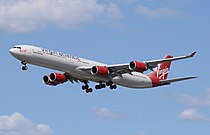 ヴァージン・アトランティック航空のエアバスA340-600