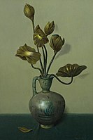 Still Live with Gilded Flowers, c. 1925–30, private collection