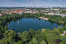 Weissensee från ovan i juni 2017