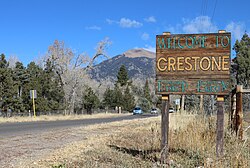 Welcome sign on Birch Street,