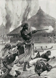 "The Opening Up of Nigeria, the Expedition Against the Aros by Richard Caton Woodville II" 1901