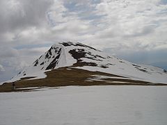 Вид на саму вершину Велівара