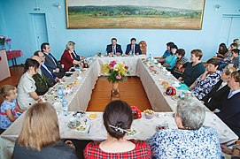 Губернатор и глава Пестовского района в Богословском ДК