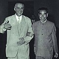 1966-10 1966年霍查与周恩来