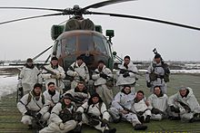 Membri del 27º OSN Kuzbass del VV MVD nel 2010