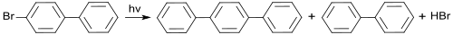 Photolyse von 4-Brombiphenyl