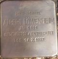 Stolperstein Albert Löwenheim