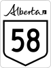 Alberta Highway 58