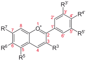 cation flavylium substitué