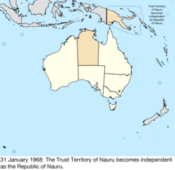 Map of Australia; for details, refer to adjacent text