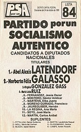 Partido por un Socialismo Auténtico