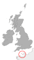 Channel Islands (Jersey, Guernsey, Alderney, Sark and Herm [the latter 4 form the “Balliwick of Guernsey”])