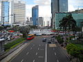 Le rond-point de l'hôtel Indonesia.