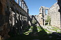 An interior view of the Byzantine Church ruins in Cambazlı