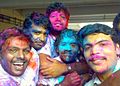 Holi celebrations at the college