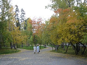 Северный вход в городской сад