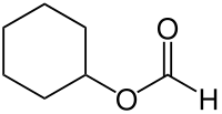 Strukturformel von Cyclohexylformiat