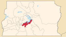 Regione Amministrativa della Lago Sul – Mappa