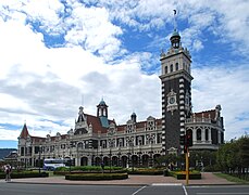 Estación de tren de Dunedin, en Dunedin, Nueva Zelanda