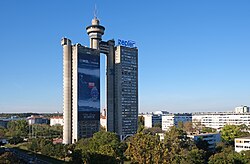 A 35-storey Western City Gate in the southwest section of the Fontana local community