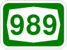 Route 989 shield}}