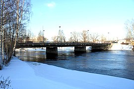 Itäsilta entre Ilosaari et la gare de Joensuu.