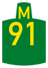 Metropolitan route M91 shield