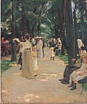 The Papageienallee (1902), 88.1 x 72.5 cm, ブレーメン美術館