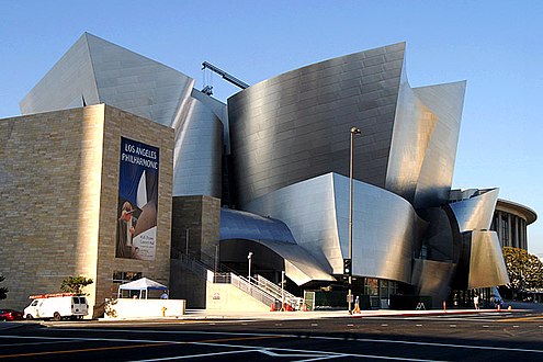 Walt Disney Concert Hall progettata da Frank Gehry