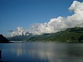 View of the fjord in the Lofthus area