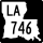 Louisiana Highway 746 marker