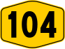 Federal Route 104 shield}}