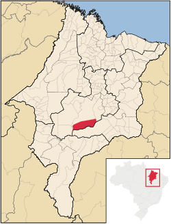 Location in Maranhão state