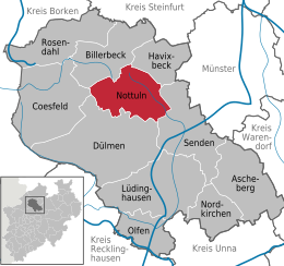 Nottuln – Mappa