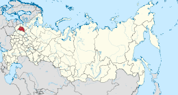 Oblast' di Novgorod – Localizzazione