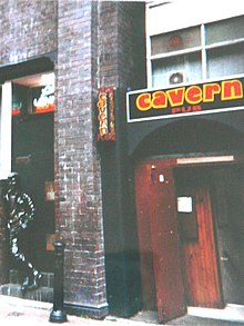 Photographie de l'entrée du Cavern Club.